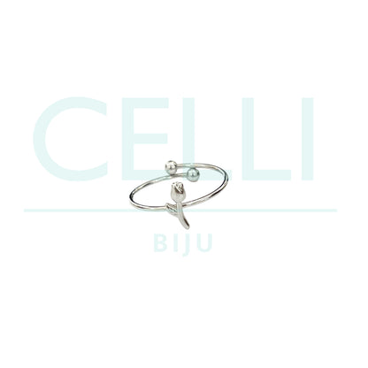 Steel Ring - Tulip Flower