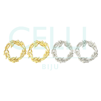 Brinco de Aço - folhas