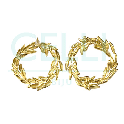 Brinco de Aço - folhas