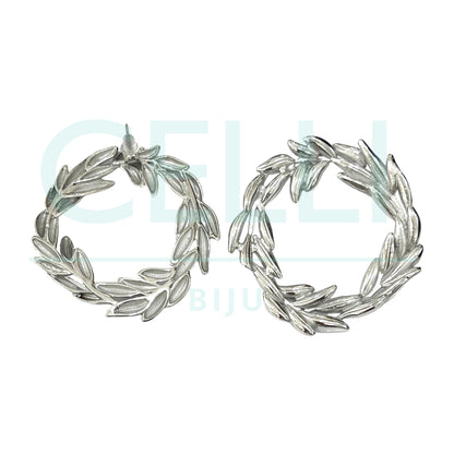 Brinco de Aço - folhas