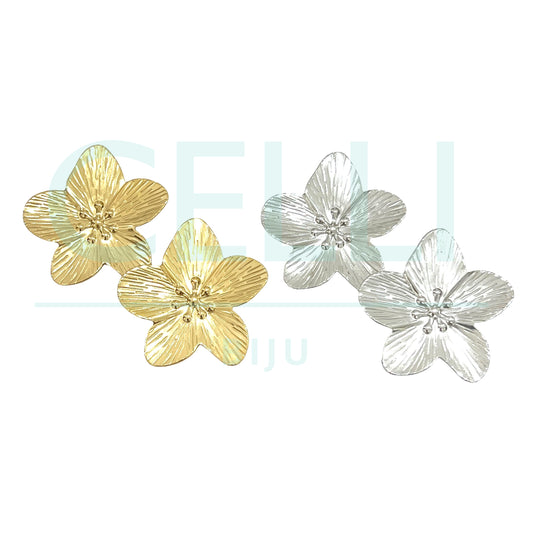 Brinco de Aço - flor
