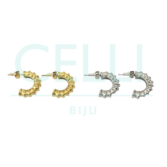 Brinco Argola de Aço - detalhado