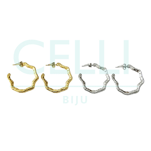 Brinco Argola de Aço - detalhado