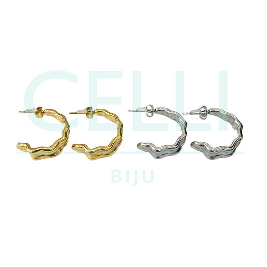 Brinco Argola de Aço - detalhado