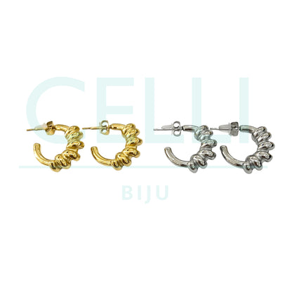 Brinco Argola de Aço - detalhado