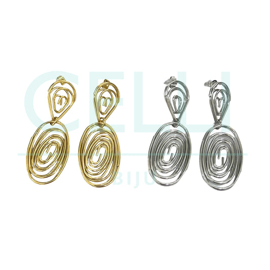 Brinco de Aço - arame oval