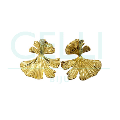 Brinco de Aço - folhas