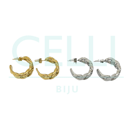 Brinco Argola de Aço - corrente