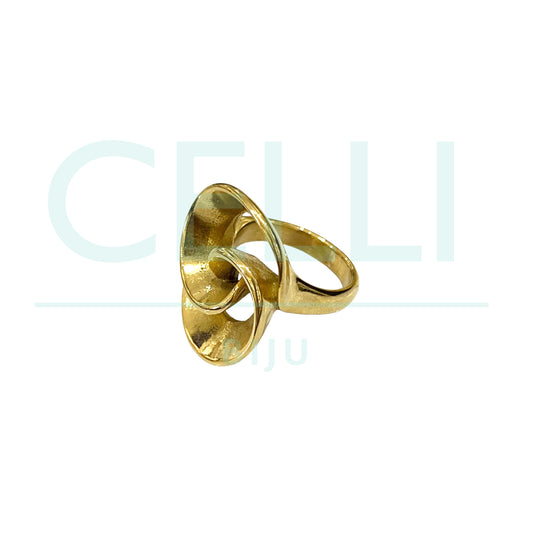 Anillo de acero - flor