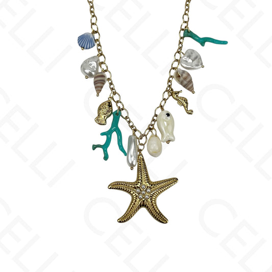Colar de Aço - estrela do mar grande