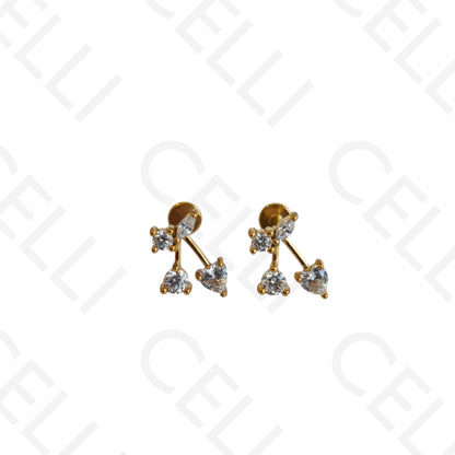 Piercing de Aço - cereja