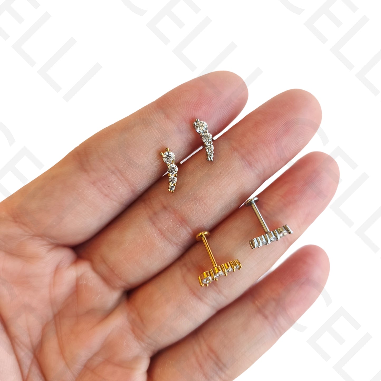 Piercing de Aço - sobrancelha