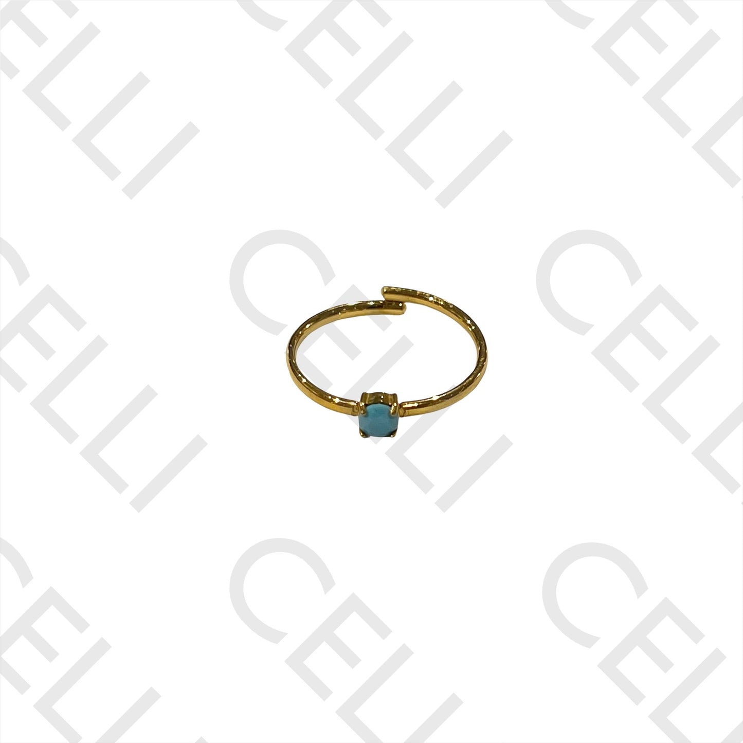 Steel Ring - with brilliant