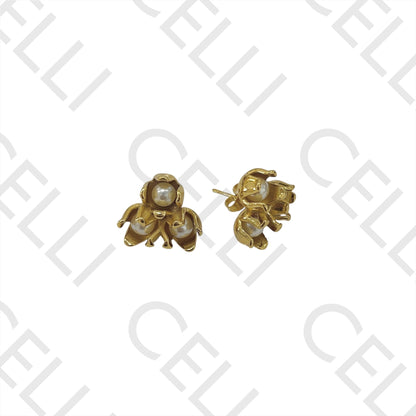 Salto de Acero - Flor con perlas