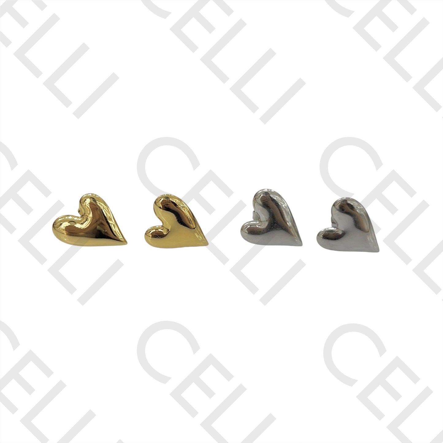 Steel Earring - Heart