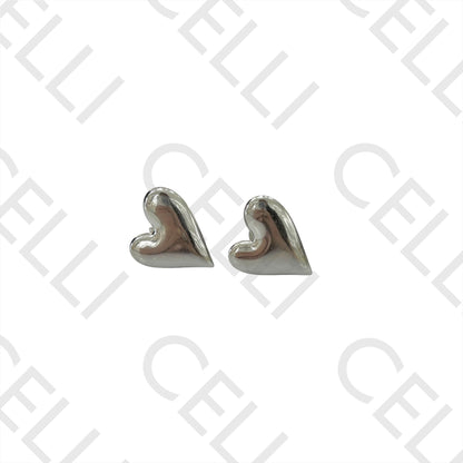 Steel Earring - Heart