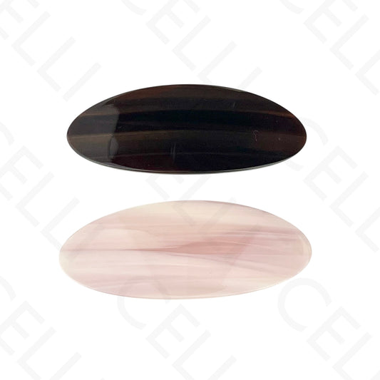 Gancho para el cabello - clip oval aplanado