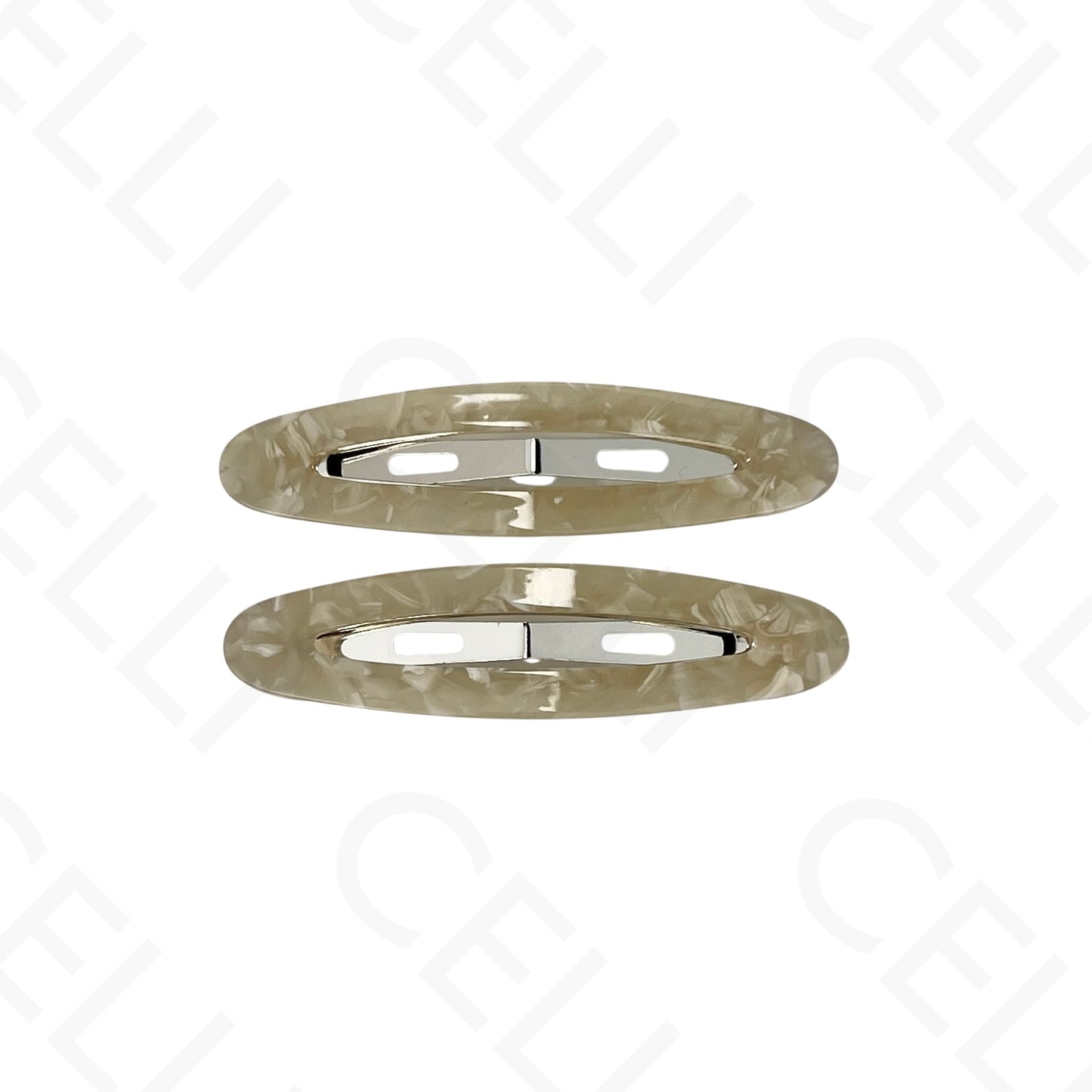 Gancho para el cabello - clip oval (2 und.)