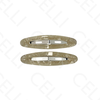 Gancho para el cabello - clip oval (2 und.)