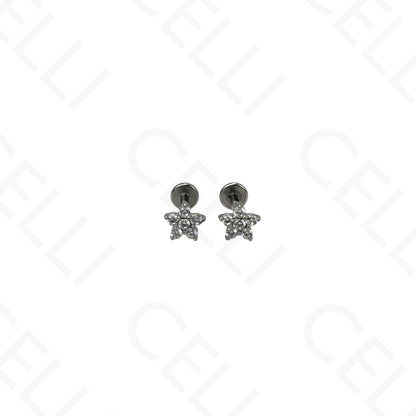 Piercing de Aço - cereja