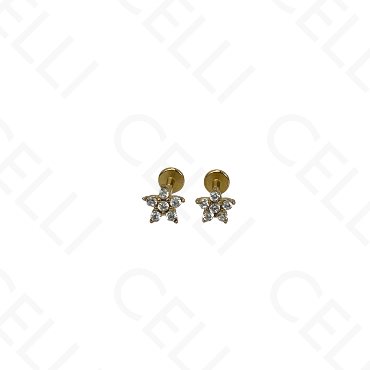 Piercing de Aço - cereja