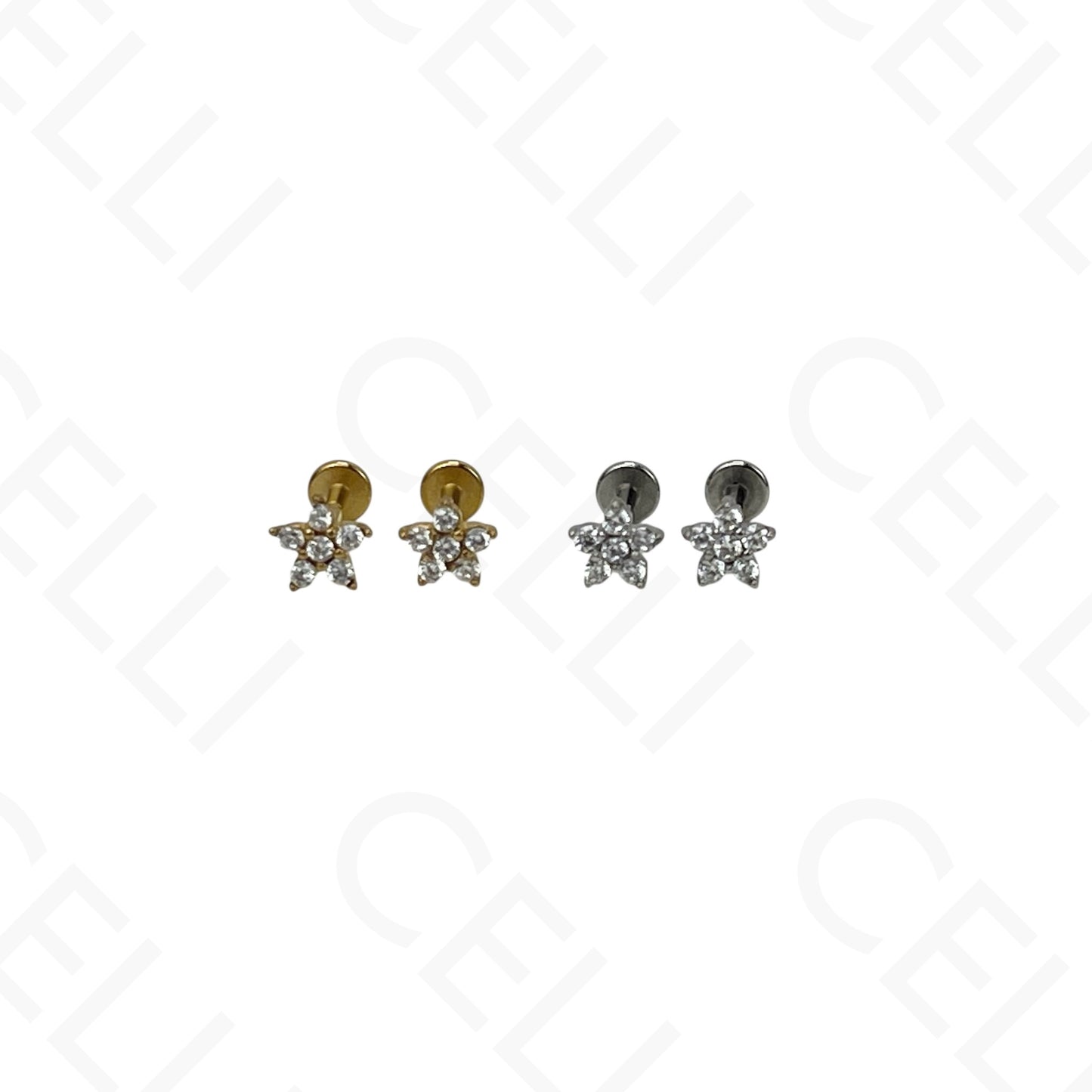 Piercing de Aço - cereja
