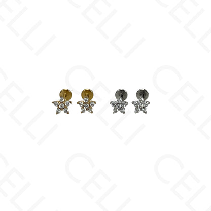 Piercing de Aço - cereja