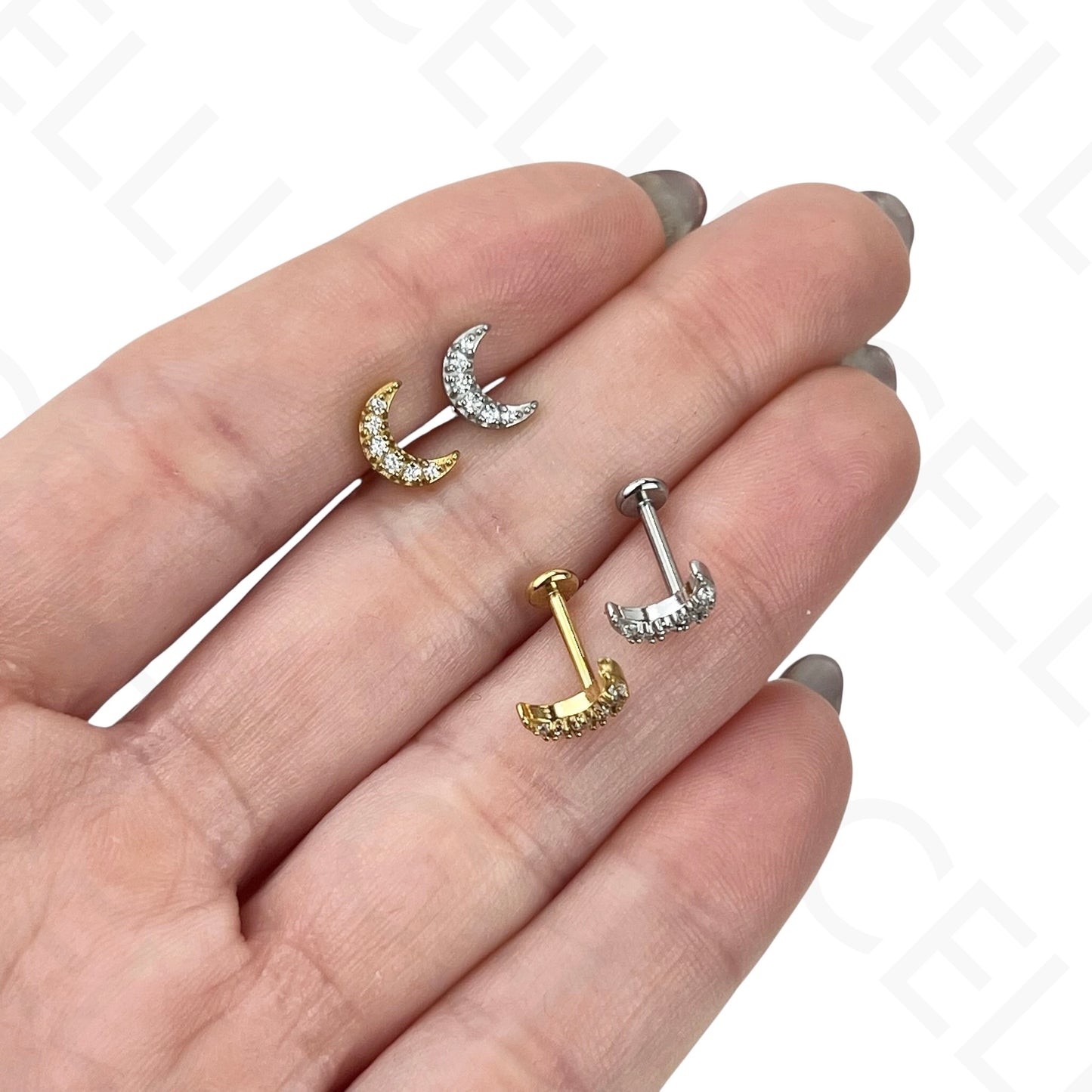 Piercing de Aço - cereja