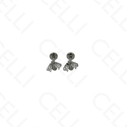 Piercing de Aço - cereja