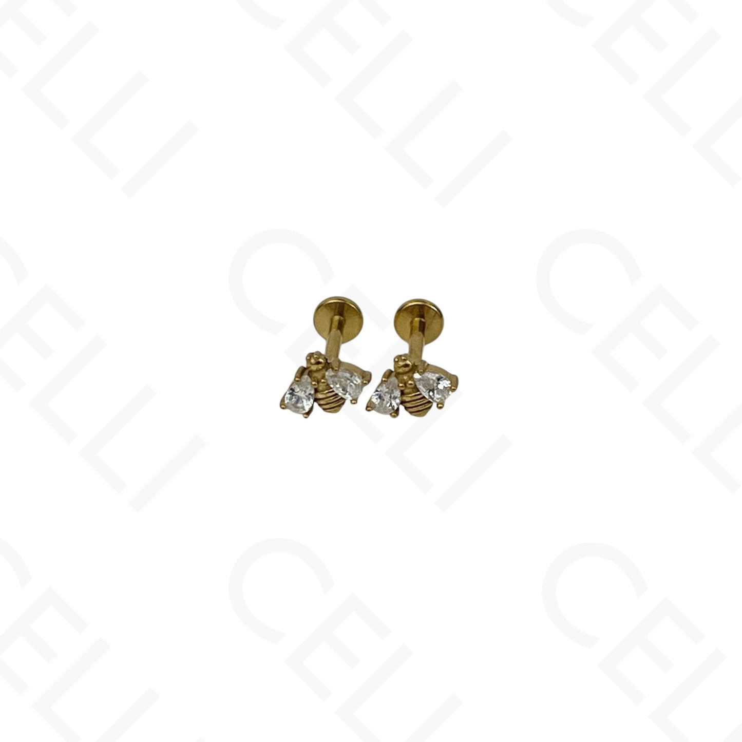 Piercing de Aço - cereja