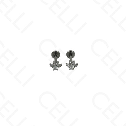 Piercing de Aço - cereja