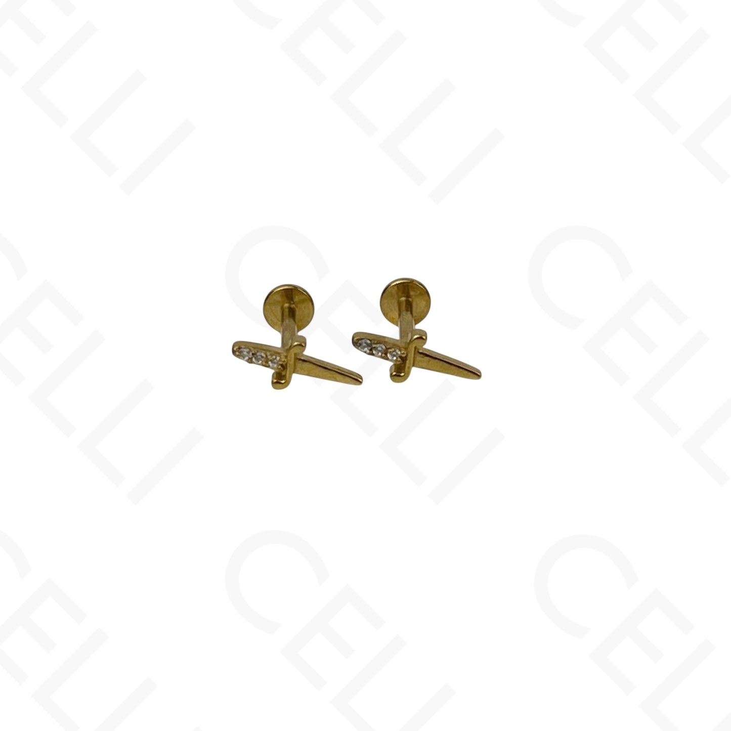 Piercing de Aço - cereja