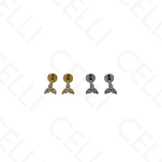 Piercing de Aço - cereja