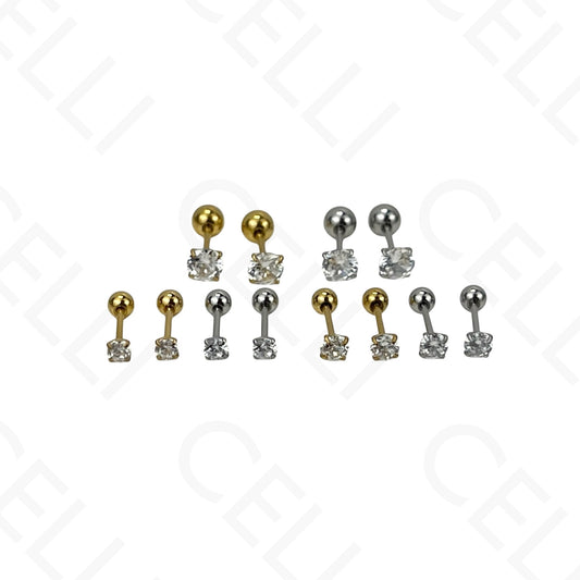 Piercing de Aço - cereja