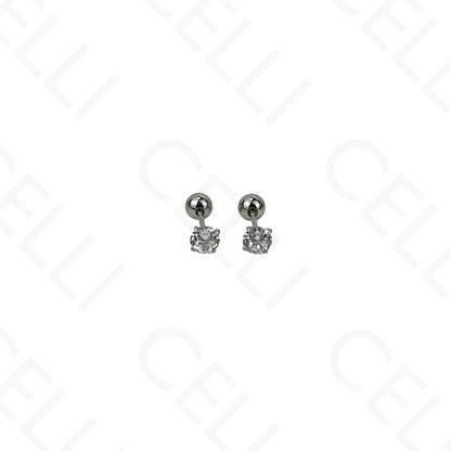 Piercing de Aço - cereja