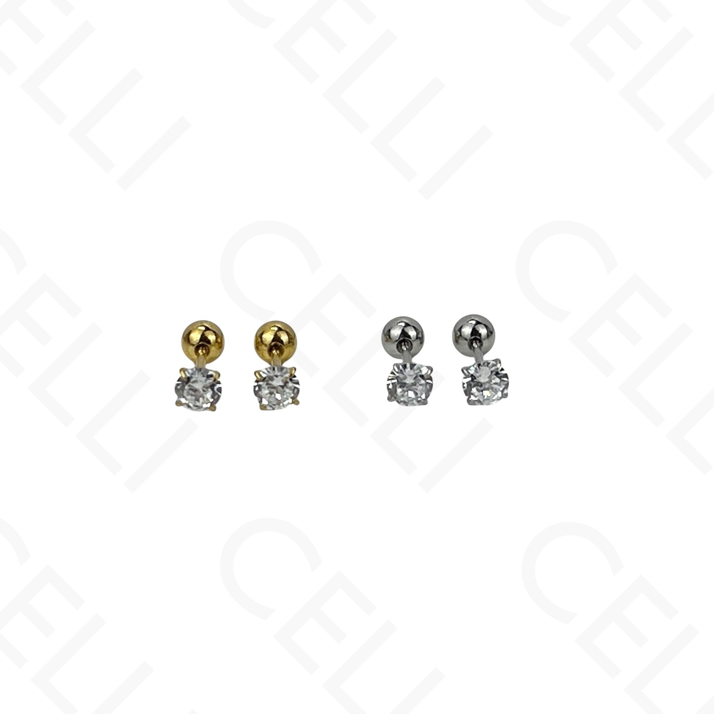Piercing de Aço - cereja