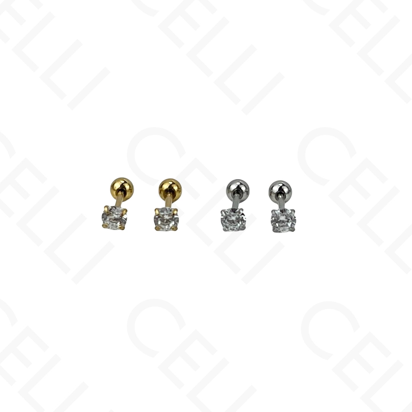 Piercing de Aço - cereja