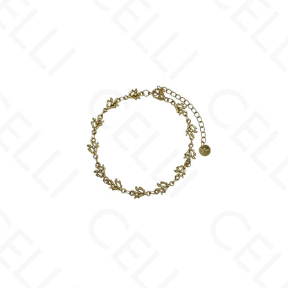 Steel necklace - 7 saint medals