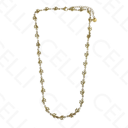 Steel necklace - 7 saint medals