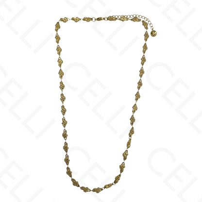 Collar/Pulsera/Tobillera de acero - Caracoles