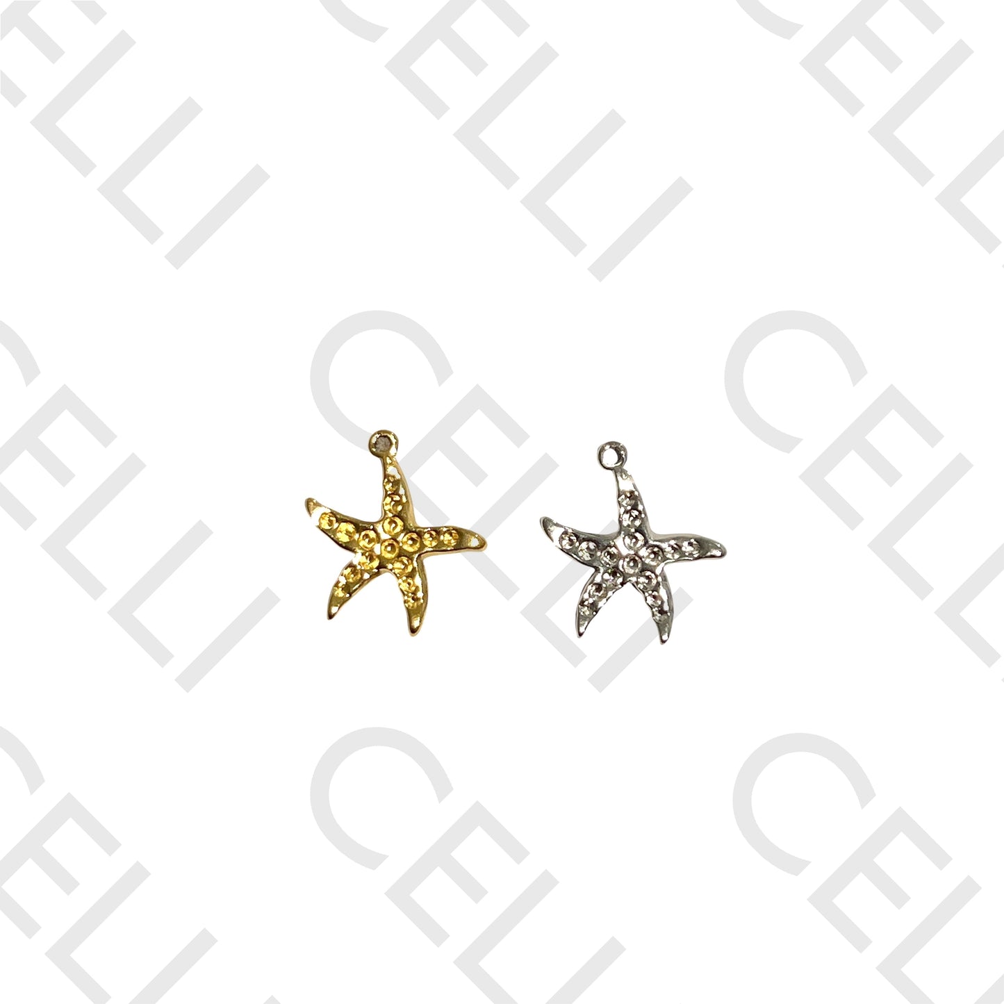 Medalha de Aço - estrela do mar (2 unid.)