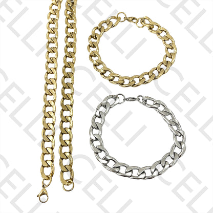 Colar / Pulseira de Aço Simples