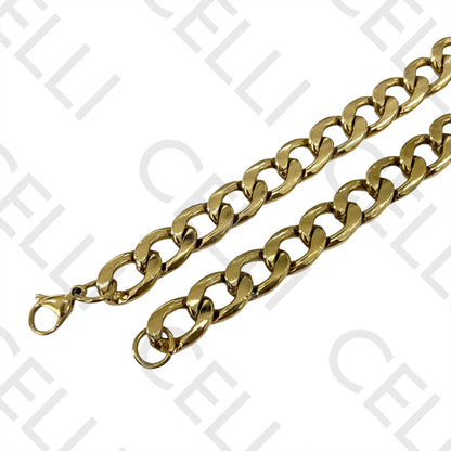 Colar / Pulseira de Aço Simples