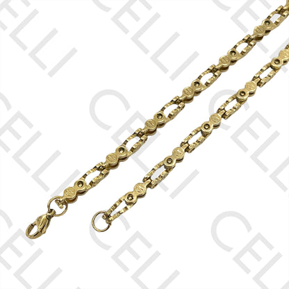 Simple Steel Necklace / Bracelet - Detailed Bicycle Chain