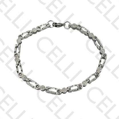 Simple Steel Necklace / Bracelet - Detailed Bicycle Chain