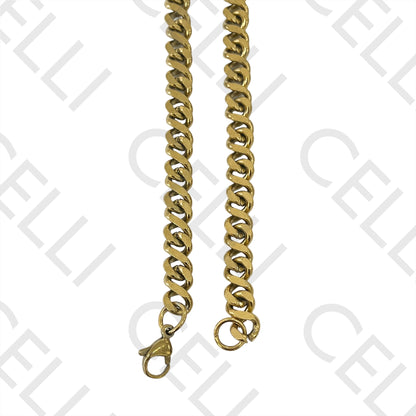 Steel Chain Necklace - Infinity Links