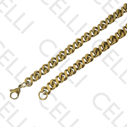 Steel Chain Necklace - Infinity Links