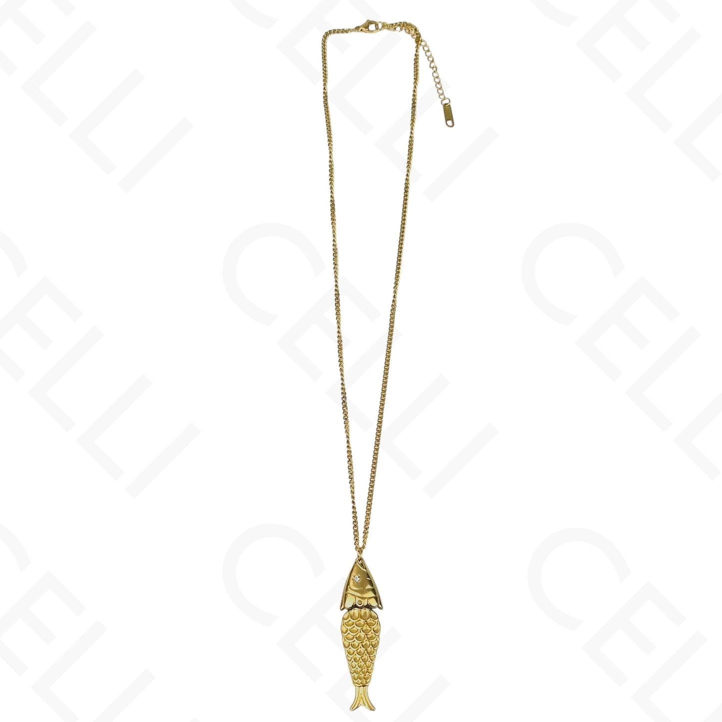 钢制项链 - 鱼形