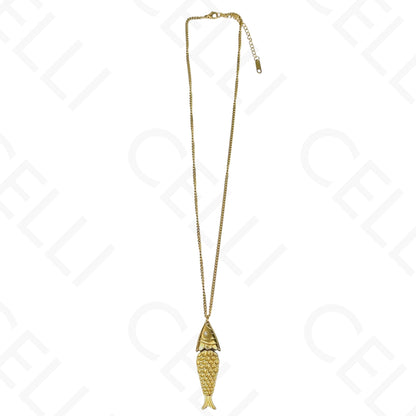 钢制项链 - 鱼形