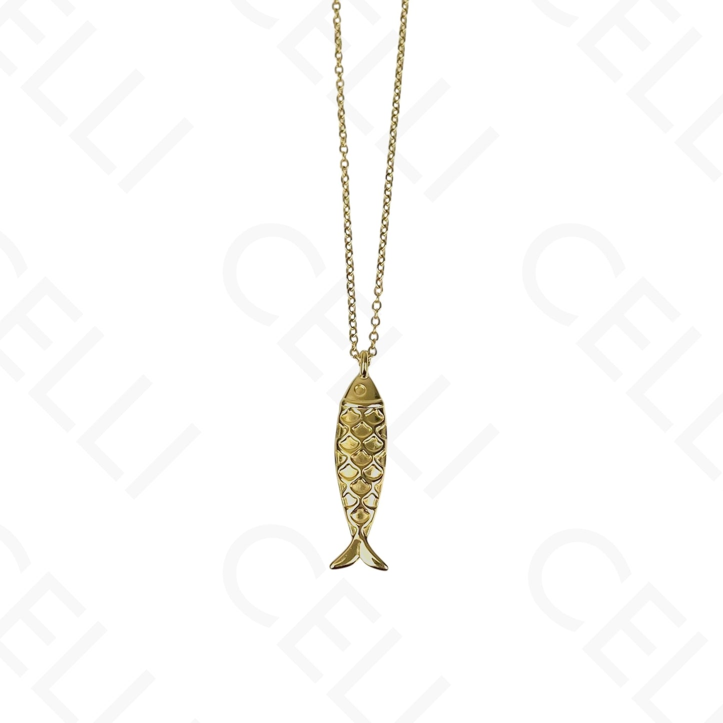 钢制项链 - 鱼形